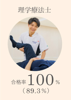 理学療法士 合格率100%